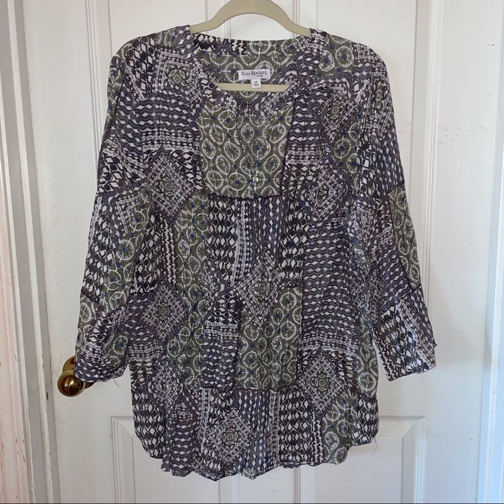 Kim Rogers Curvy blouse